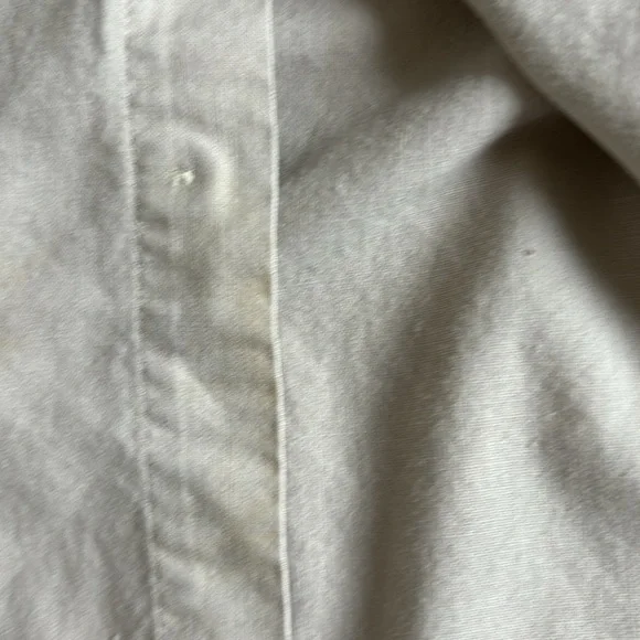 Levi's Vintage Diamond Label Neutral Tan Short Sleeve Button Down (read) - Picture 12 of 13